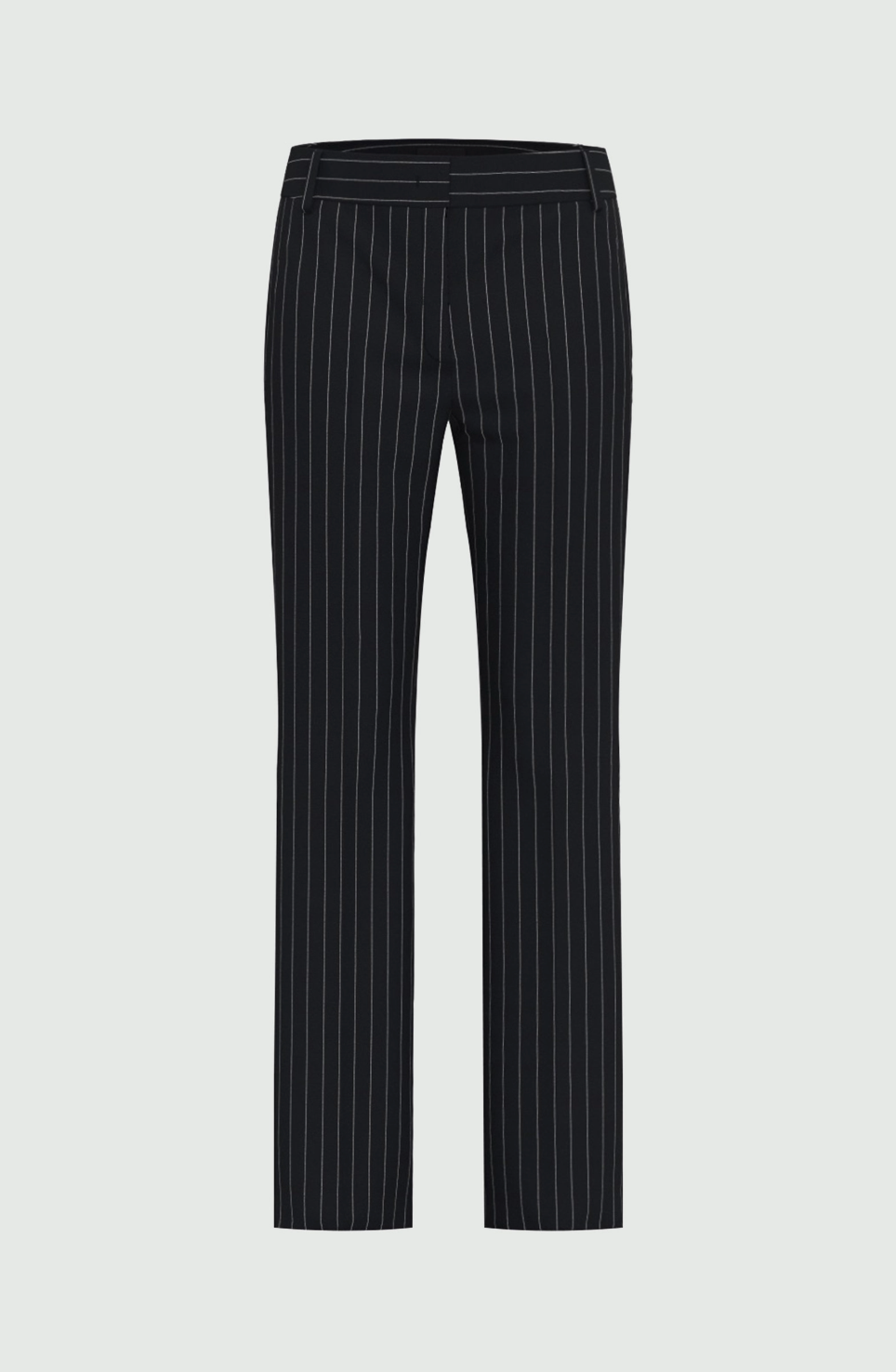EMME MARELLA Pantalone gessato flare - BLU NOTTE
