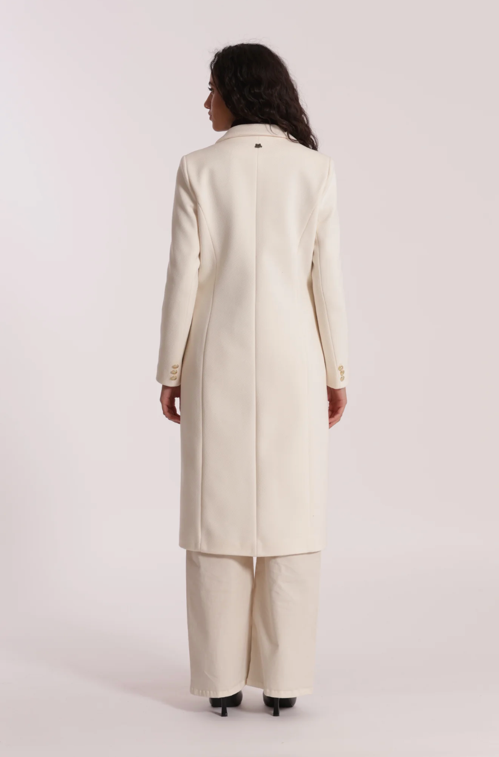 MIMÌ MUÀ Cappotto Lungo Panna