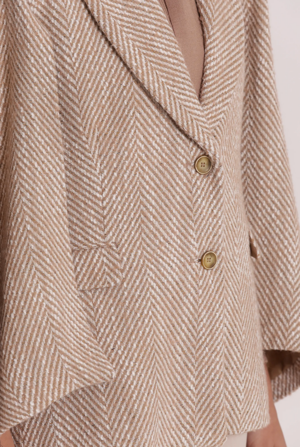 MIMÌ MUÀ MANTELLA CON MANICHE SPIGATO