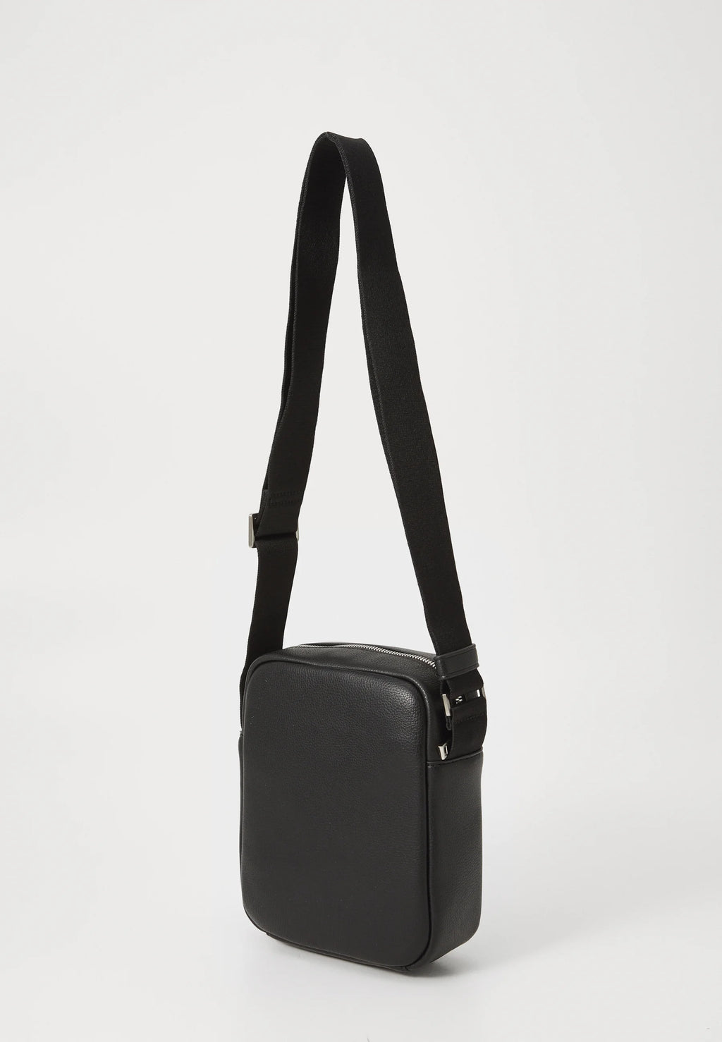 CALVIN KLIEN - Borsa a tracolla nera in pelle