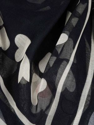 TWINSET – Foulard con Stampa a Cuori