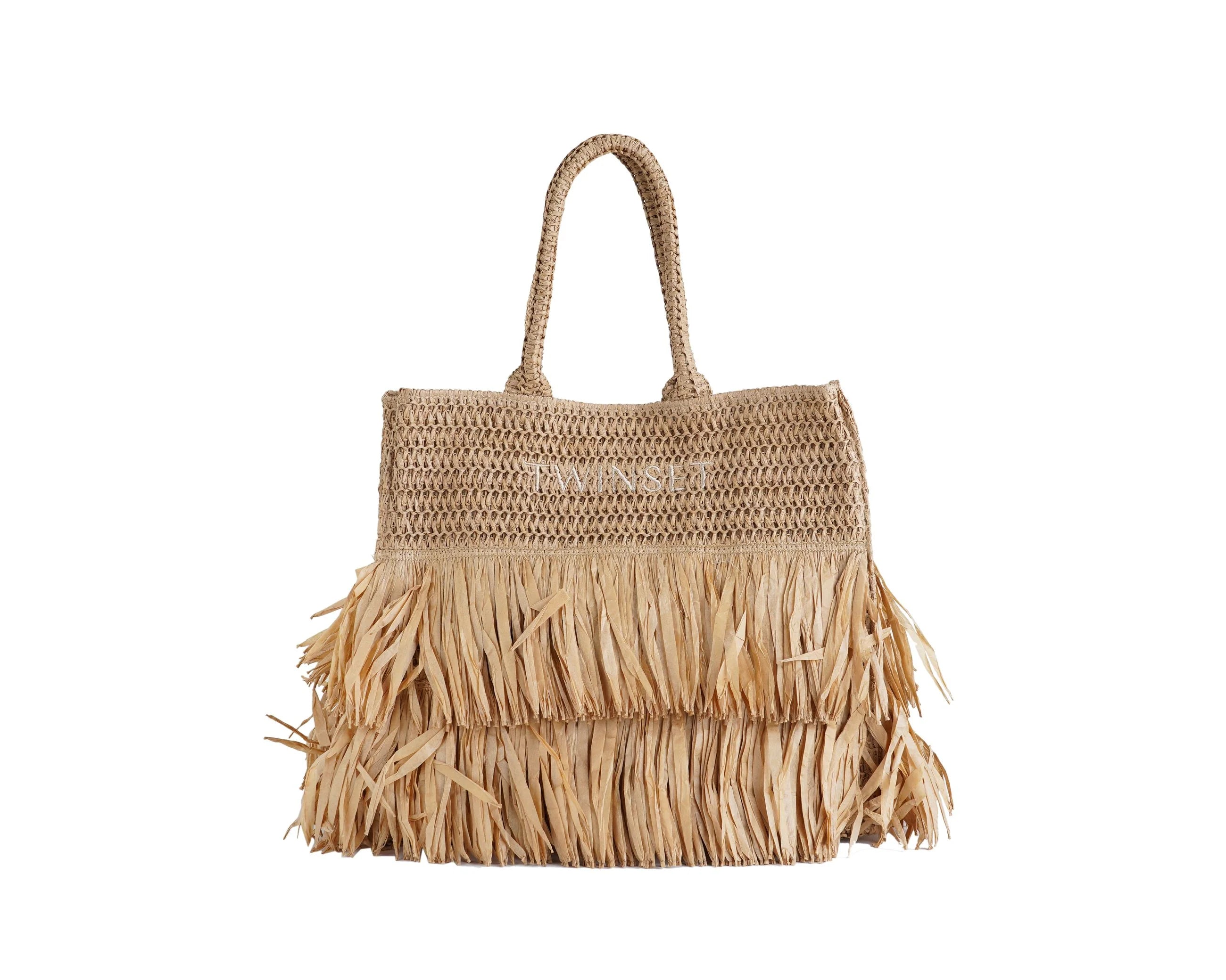 TWINSET - Borsa Shopper In Rafia