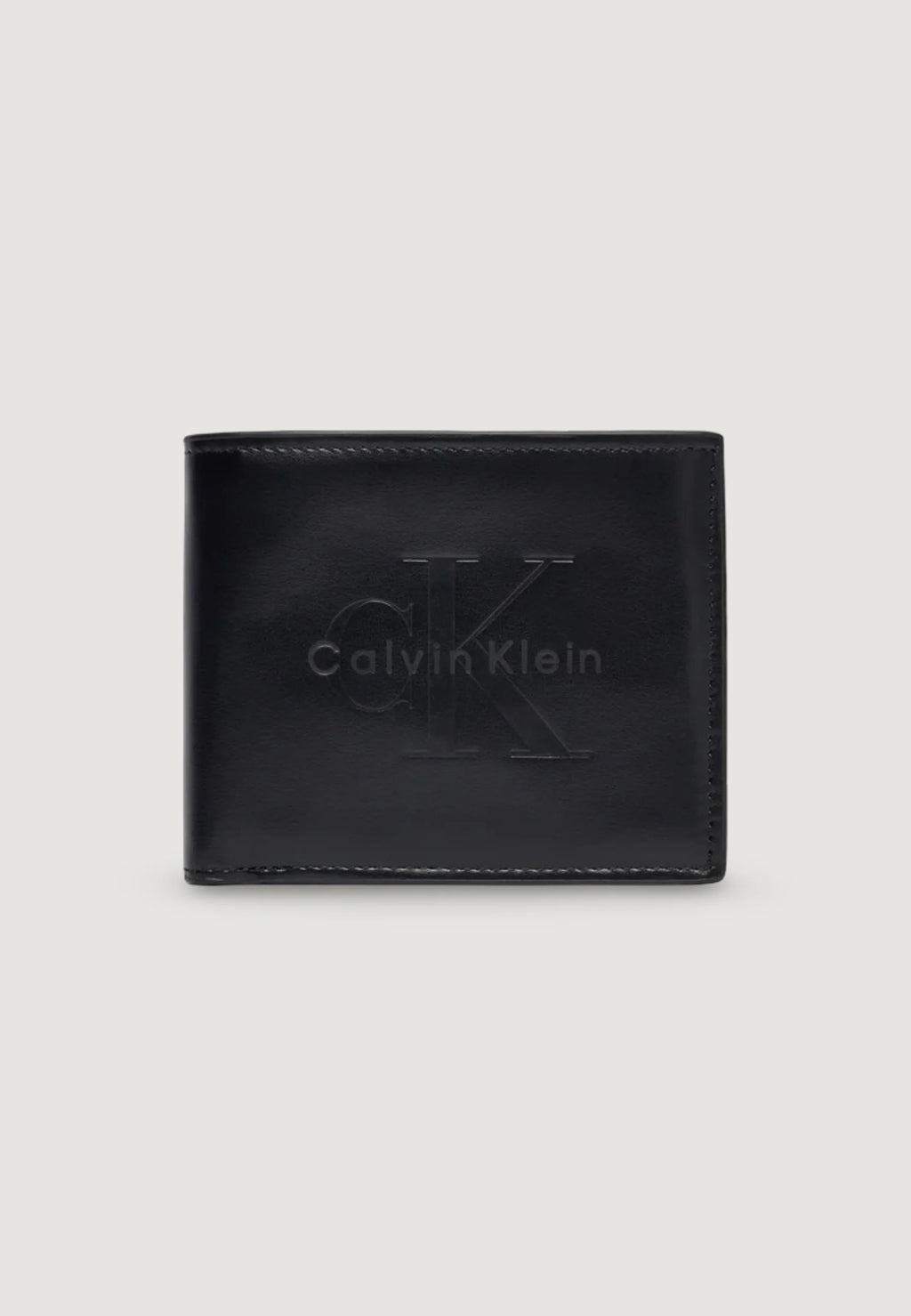 CALVIN KLEIN - Portafoglio con portamonete nero uomo