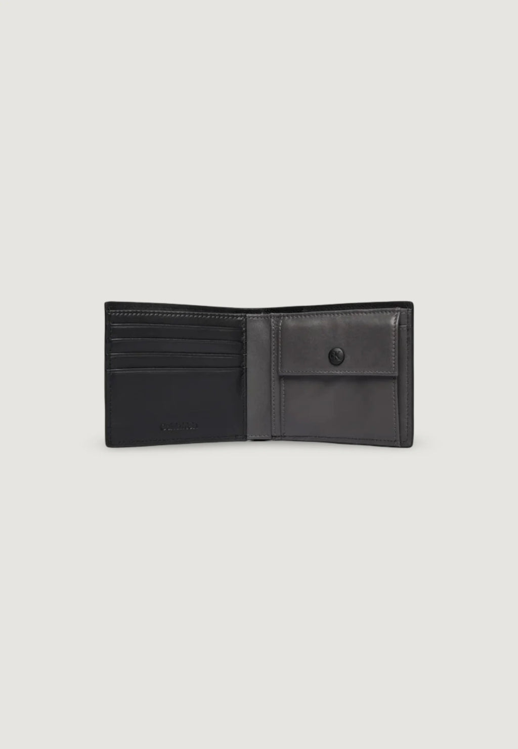 CALVIN KLEIN - Portafoglio con portamonete nero uomo