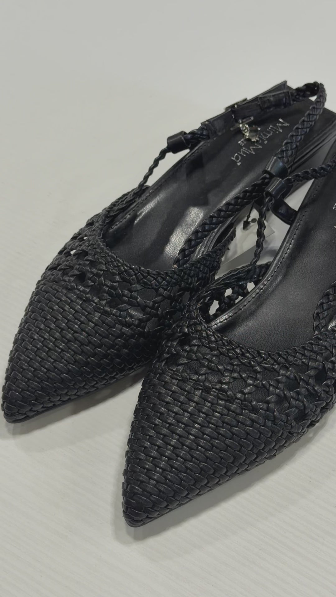 MIMIMUA - Slingback donna intrecciate a punta
