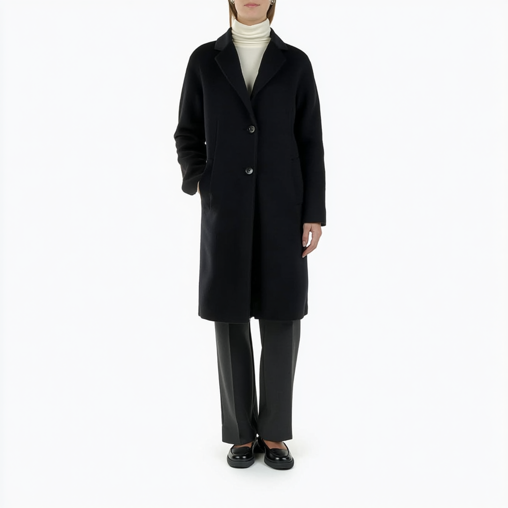 EMME MARELLA-Cappotto Frine Nero Donna